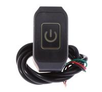 Moto puesta en marcha Interruptor 22mm Botón De Control Para Motocicleta Interruptor De Manillar Con Luz Botón Momentáneo Para Arranque Eléctrico Accesorios Impermeables