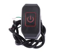 Moto puesta en marcha Interruptor 22mm Interruptor De Control De Bocina Para Faro Motocicleta Con Botón Momentáneo De Luz Montaje En Manillar Interruptor Modificado Impermeable Piezas Motocicleta