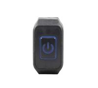 Moto puesta en marcha Interruptor 22mm Interruptor De Control De Bocina Para Faro Motocicleta Montaje En Manillar Impermeable Modificado Encendido/apagado Con Luz Visualización