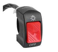 Moto puesta en marcha Interruptor 22mm Interruptor De Parada De Emergencia Universal Para Manillar De Motocicleta Botón De Modificación Para Motocicletas Vehículos Todo Terreno Accesorios Motocicleta