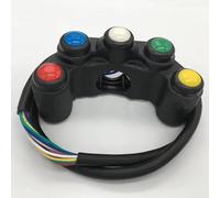 Moto puesta en marcha Interruptor 22mm Interruptor Motocicleta Bicicleta Eléctrica Para Scooter Faros Antiniebla Bocina Intermitentes Interruptores Manillar Accesorios Universales