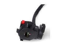 Moto puesta en marcha Interruptor 7/8" 22mm Bocina Motocicleta Interruptor Intermitentes Botón Luz Cruce Estrangulador Conjunto Interruptor Arranque Eléctrico Izquierdo 5 Funciones ATV