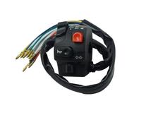 Moto puesta en marcha Interruptor Compatible Con Yamaha 7/8'' 22mm Interruptor Manillar Para Motocicleta Faro Intermitente Bocina Encendido/apagado Arranque Apagado 12 V Universal(Left)