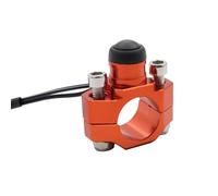 Moto puesta en marcha Interruptor Compatible Con Yamaha Motorcycle CNC Universal Engine Stop Start Kill Switch Interruptor De Botón Pulsador Momentáneo Piezas De Motocicleta(Orange)
