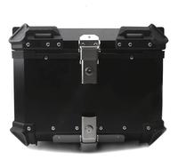 Moto Rear Rack Luggage para CFMOTO800MT para CFMOTO 800MT Soporte Caja Equipaje Lateral para Motocicleta Marco De Alforja Portaequipajes Estuche Superior Trasero(45l Topcase Black)