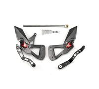 Moto Reposapiés Estriberas Estribos Traseros Ajustables para GSXR 1000 2017-2024, Pedales elevados, Palanca de Cambios, Freno y estribos para Motocicleta
