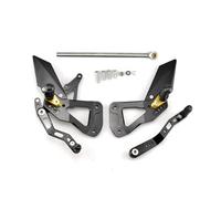 Moto Reposapiés Estriberas Estribos Traseros Ajustables para GSXR 1000 2017-2024, Pedales elevados, Palanca de Cambios, Freno y estribos para Motocicleta