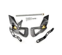 Moto Reposapiés Estriberas Estribos Traseros Ajustables para GSXR 1000 2017-2024, Pedales elevados, Palanca de Cambios, Freno y estribos para Motocicleta