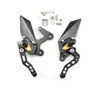 Moto Reposapiés Estriberas para Z400 NI&NJA400 2017-2024 Estribos Traseros Pedal Elevado Reposapiés Ajustables Palanca de Cambio Kit Freno Motocicleta