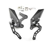 Moto Reposapiés Estriberas para Z400 NI&NJA400 2017-2024 Estribos Traseros Pedal Elevado Reposapiés Ajustables Palanca de Cambio Kit Freno Motocicleta