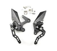 Moto Reposapiés Estriberas para Z400 NI&NJA400 2017-2024 Estribos Traseros Pedal Elevado Reposapiés Ajustables Palanca de Cambio Kit Freno Motocicleta