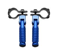 Moto Reposapiés Estriberas Reposapiés universales de 8 mm, 2 Unidades, Plegables a 90 Grados, para Motocicleta, Pedales Traseros