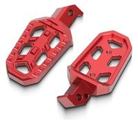 Moto Reposapiés Para CFMOTO 800MT 450MT CF800 MT Motocicleta Reposapiés Trasero Aluminio Kit Dientes Expandibles(Red)