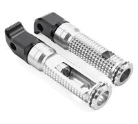 Moto Reposapiés Para MT-07 Para Tracer 700 GT Para XSR700 Para MT-09 Para XSR900 Reposapiés Traseros Para Pasajeros Motocicleta(Silver)