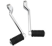 Moto Reposapiés Pedales Para Harley 1986-2017 FL Para Softail 1988-2025 Para Carretera Para Deslizamiento Para Calle 2 Uds Palancas Cambio Punta Talón Engranaje Moto(Style D)