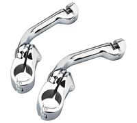 Moto Reposapiés Pedales Para Harley Para Road Para King Para Sportster 1200 Iron 883 Motocicleta 1 1/4 "reposapiés De Carretera Protector Motor Estriberas Montaje(Only Mount Kit B)
