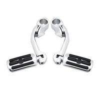 Moto Reposapiés Pedales Para Harley Para Road Para King Para Sportster 1200 Iron 883 Motocicleta 1 1/4 "reposapiés De Carretera Protector Motor Estriberas Montaje(Chrome Footpeg Set)