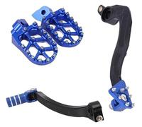 Moto Reposapiés Pedales Para YZ250F Para WR250F Para YZ250FX Para Motocicleta Cross Estriberas CNC Palanca Cambios Palancas Freno Pedal(Set 1)