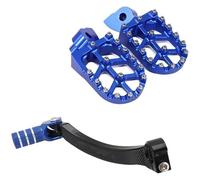 Moto Reposapiés Pedales Para YZ250F Para WR250F Para YZ250FX Para Motocicleta Cross Estriberas CNC Palanca Cambios Palancas Freno Pedal(Set 2)