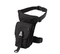 Moto RiñOnera Deportiva,RiñOneras Pierna Bolsa cartuchera de Lona for Hombre, riñonera Informal Negra, cinturón, Cadera, Bolsas de Mensajero for Motocicleta