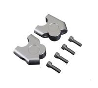 Moto Riser para Loncin para VOGE 500DS 650DS, Soporte Elevador Manillar Motocicleta, Abrazadera Adaptador Alzas Manillar(A Silver 1 Set)