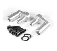 Moto Riser para R1200RT 2014 2015 2016 2017 2018 2019 2020- para R1250RT Kit Elevador Manillar Ajustable para Motocicleta 1,625" Alzas Manillar(Plata)