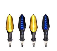 Moto Señal Giro Luces Luces De Señal Giro para Motocicleta, Luz Intermitente, 12 V, 10 Mm, Indicadoras Destello Flujo Secuencial