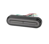 Moto Señal Vuleta Lámpara Luz LED De Freno para Motocicleta, Señal De Giro Trasera, Lámpara De Parada Estroboscópica para Cruiser ATV UTV, Luz Trasera DRL, 12/24V