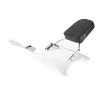Moto Sissy Bar Portaequipajes Trasero Sissy Bar Para Motocicleta Para Yamaha Dragstar XVS1100 1100 Classic Rack, Cojín De Respaldo Y Asiento Respaldo Trasero Pasajero