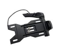 Moto Soporte matricula Kit de reubicación Placa matrícula Lateral Motocicleta, Soporte Pantalla LED para Scout Bobber Sixty para Rogue Twenty para Sport Chief