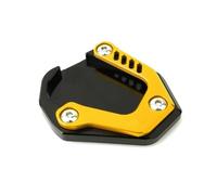 Moto Soporte Placa Pie Cabra Almohadilla De Extensión para Pata De Cabra De Motocicleta para VOGE DSX900 900DSX DS900X 2024 2025 Placa De Soporte Ampliadora(Amarillo)