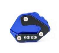 Moto Soporte Placa Pie Cabra Extensión De Pata De Cabra para Motocicleta para Yamaha XSR700 XSR900 (2015-2025) con Base Antideslizante(Titanio 2)