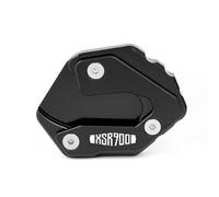 Moto Soporte Placa Pie Cabra Extensión De Pata De Cabra para Motocicleta para Yamaha XSR700 XSR900 (2015-2025) con Base Antideslizante(Negro 2)