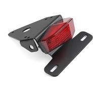 Moto Soporte Portamatrículas para XR 250R 400R para XR250R para XR400R 1996-2008 Soporte De Matrícula Luz Trasera LED Eliminador De Guardabarros Trasero De Motocicleta(Red)