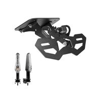 Moto Soportes Matrículas para MT03 MT25 para YZF R3 R25 2015-2024 Accesorios De Motocicleta Soporte Trasero Luz LED De Guardabarros Matrícula De Motocicleta(Holder and Light B)