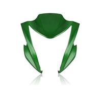 Moto Spoiler Carenado De Faro Delantero Motocicleta, Cubierta Faro Superior Nariz para Kawasaki para ER6N 2012-2016 ER 6N(Verde)