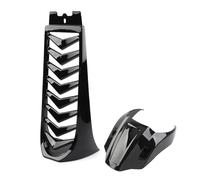 Moto Spoiler Cubierta Carenado Faro Delantero Motocicleta Y Alerón Carenado Barbilla para para Softail para Breakout 2018-2023(Negro Brillante)