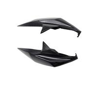 Moto Spoiler Panel Lateral Faro Motocicleta para Kawasaki para Z800 2013-2016 Z 800 Cabeza Carenado Nariz Frontal Superior Fibra Carbono(Negro Brillante)