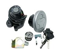 Moto TapóN DepóSito Gasolina Accesorios Para Suzuki GIXXER155 2016-2018 Interruptor De Encendido Tapa Gasolina Plateada Juego Llaves Bloqueo Asiento