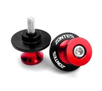 Moto Tornillos de Basculante Deslizadores Spools para Soporte para Zontes ZT310X 310T 310V ZT310R G1 125 ZT125 ZT125U Accesorios para Motocicletas-Red