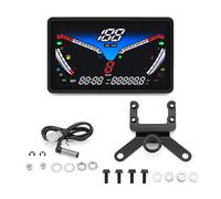 Moto Velocímetro Tacómetro Instrumento Digital Para Motocicleta, Tablero Instrumentos Velocímetro Medidor RPM, Temperatura Del Agua, Aceite, Con Aceite/falla Motor Personalizado