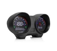 Moto Velocímetro Tacómetro Mejora El Panel De Control Digital LED Motocicleta: Tacómetro Indicador Combustible, Velocímetro (MPH/KMH). Para Brasil Para TITAN 150 CG150 Fan150