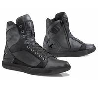 Zapatos Moto Forma Urbana Cuero Impermeable Hyper Negro Negro
