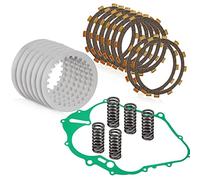 MOTO1988 Kit de placas de fricción de embrague y junta y muelles compatibles con Yamaha Raptor 660 660R 2001-2005