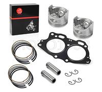 MOTO1988 Piston & Ring ANG Gasket Compatible with EZGO TXT 4 Cycle Gas Golf Cart 295cc MCI Fuji Robin Engine 1991-2008 OEM 26607-G01 26608-G01 4570 Standard