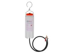 MOTO4U Depósito auxiliar de combustible universal para motocicleta, kit de reparación de tanque de 1000 ml con manguera y válvula de corte