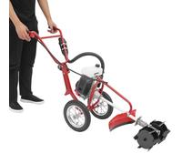Motoazada de jardín 4PS 63cc a gasolina | Máquina de labranza con cuerda de arranque de 10 cm de profundidad de trabajo, refrigerada por aire, adecuada para la