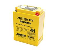 Motobatt MB12U - Batería de gel para motocicleta (12 V, 15 Ah)