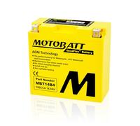 Motobatt MBT14B4 AGM activado de fábrica sustituye a Yuasa YT14BBS, GT14B4, Yamaha FJR1300, MT01, Raider, Stratoliner, Hyosung
