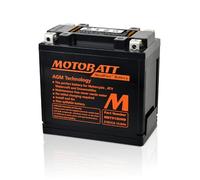 Motobatt MBTX12U AGM - Batería amarilla